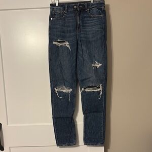 Women’s Distressed Blue Jeans
